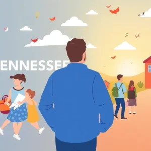 Families discussing school options in Tennessee