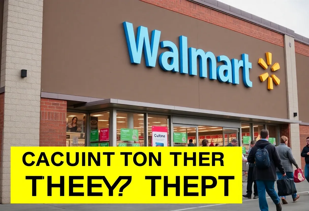 Busy Walmart store in South Memphis