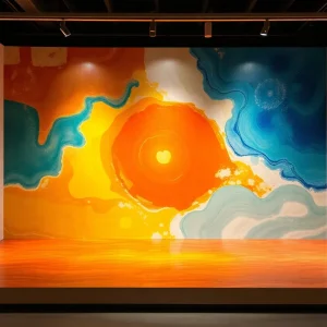Art exhibition on water and healing