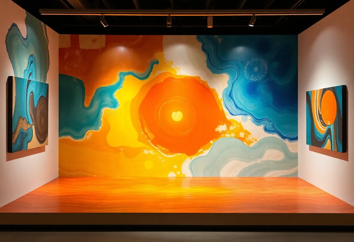 Art exhibition on water and healing