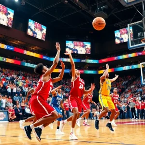 Memphis Grizzlies celebrating a win against Miami Heat