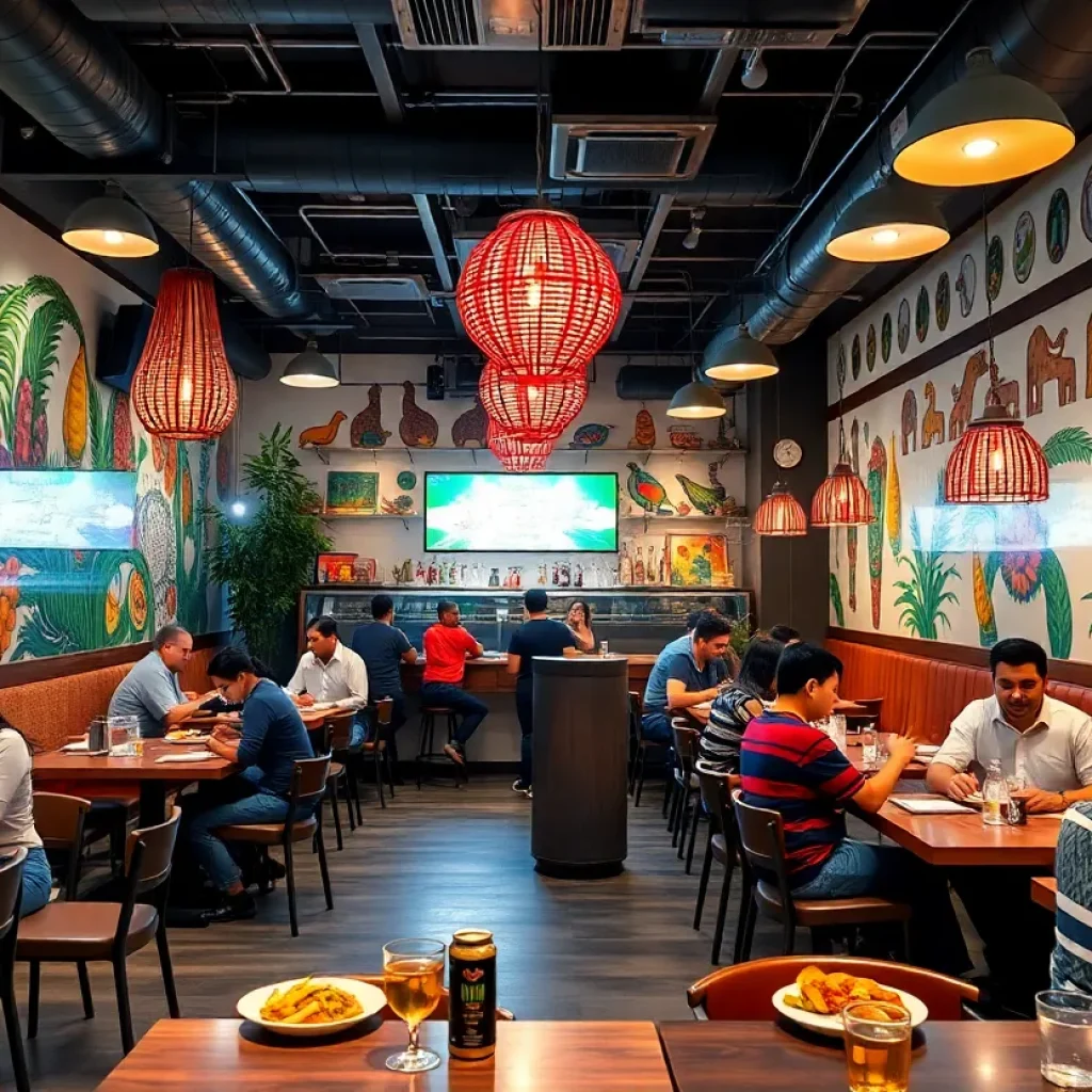 Interior view of Happy Memphis restaurant