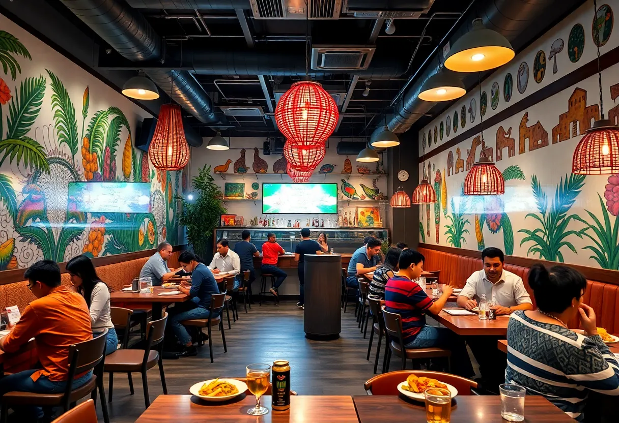 Interior view of Happy Memphis restaurant