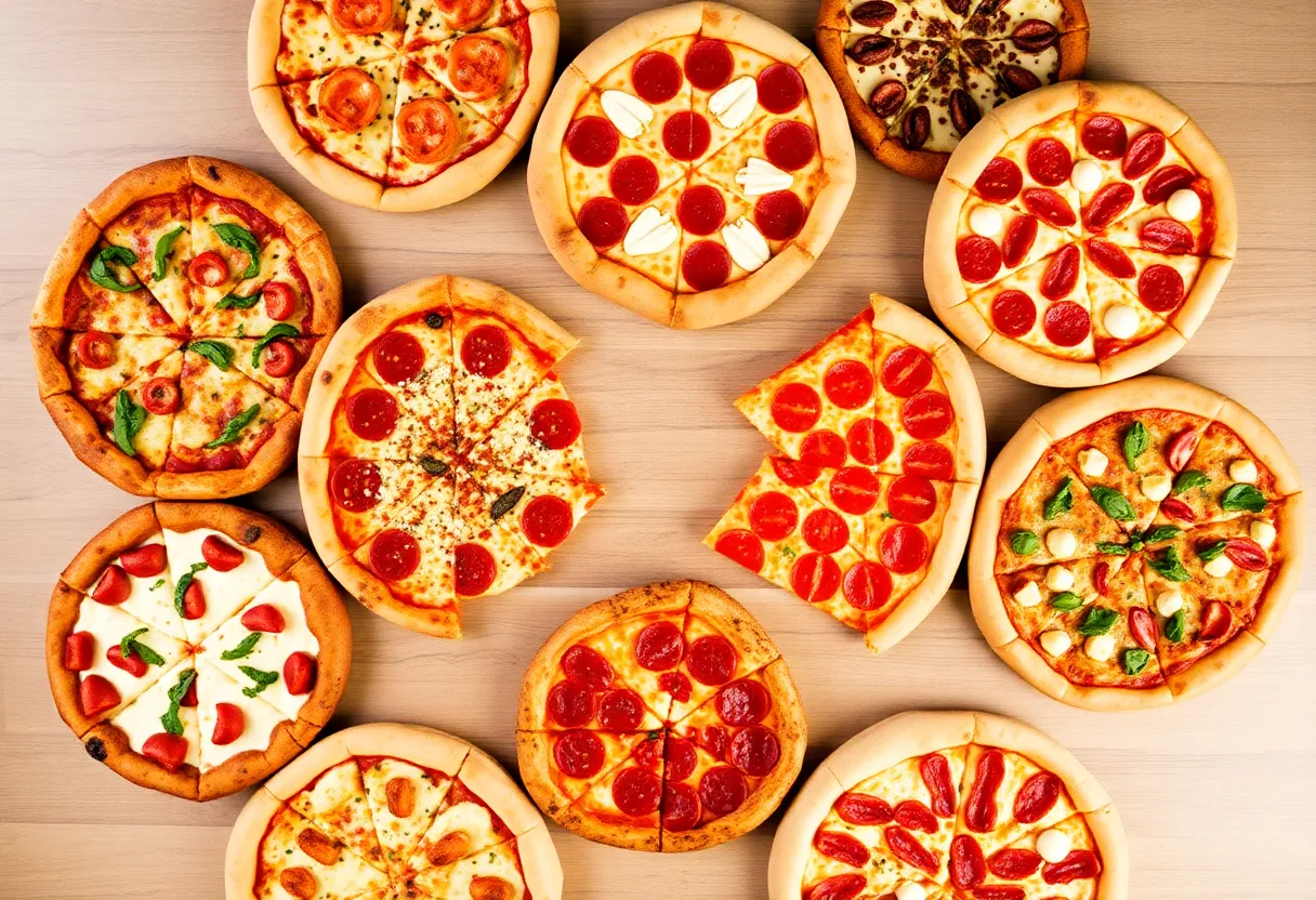 March Madness Pizza Bracket featuring local Memphis restaurants