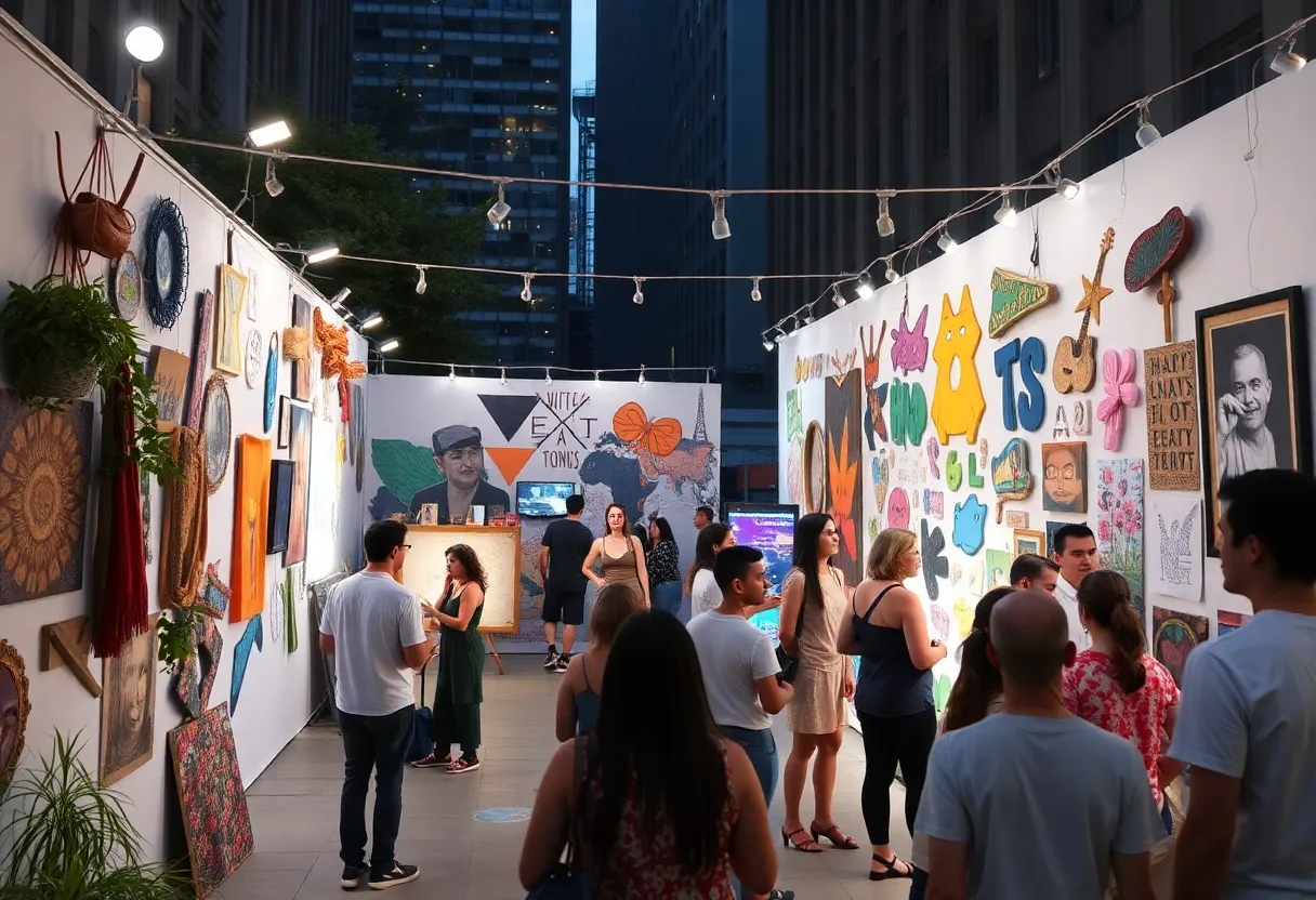 A collage of vibrant art and culture events in Memphis