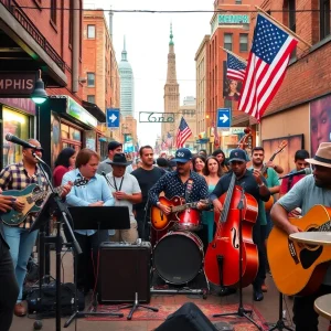 Live music performance in Memphis showcasing local artists