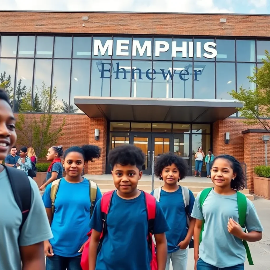 Visual representation of Memphis schools highlighting community and educational changes.