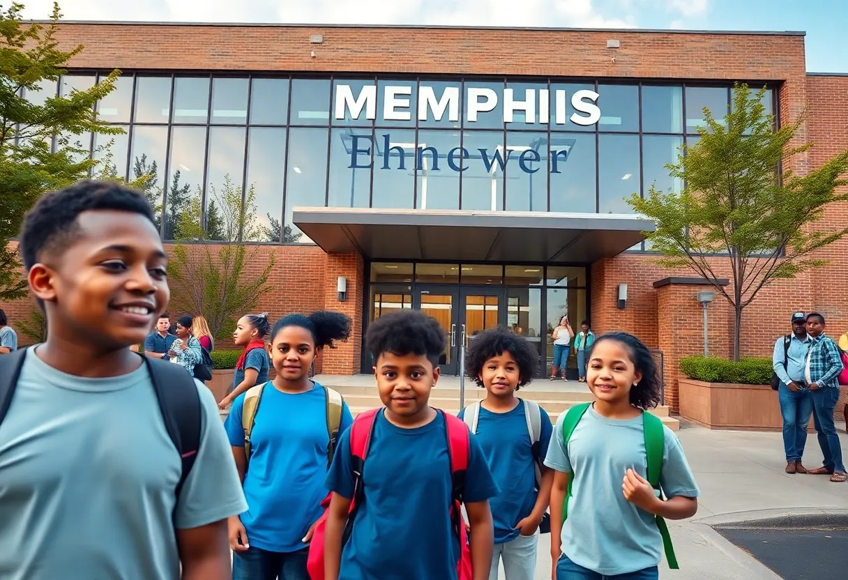 Visual representation of Memphis schools highlighting community and educational changes.