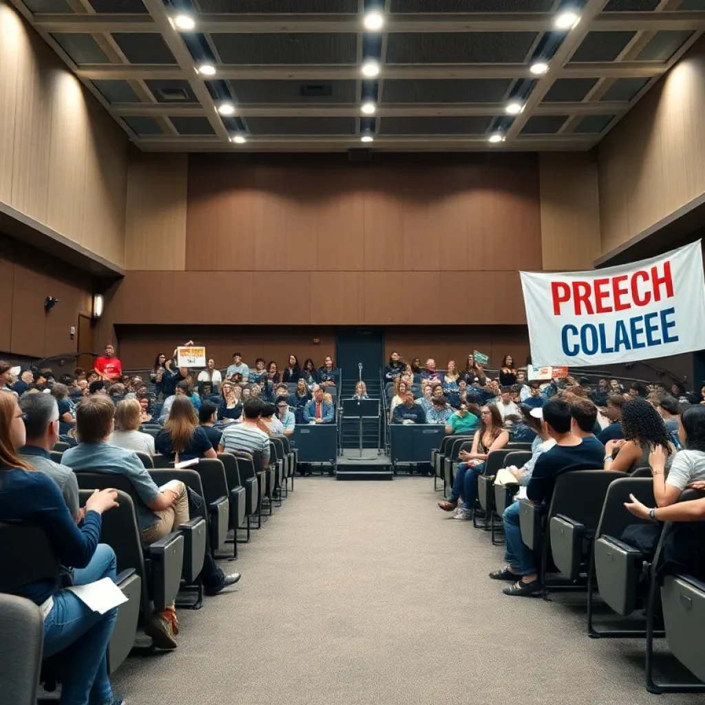 Kyle Rittenhouse speech at University of Memphis with minimal audience