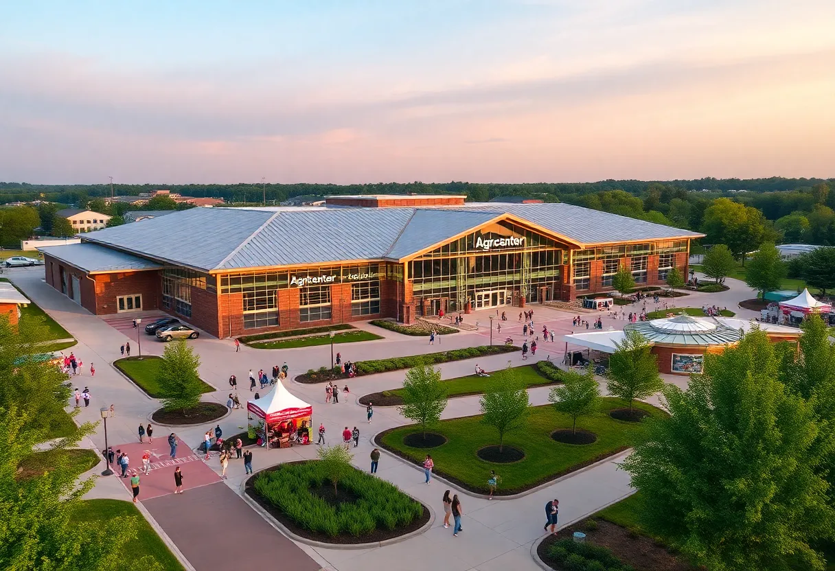 Agricenter International with ongoing renovations and community activities