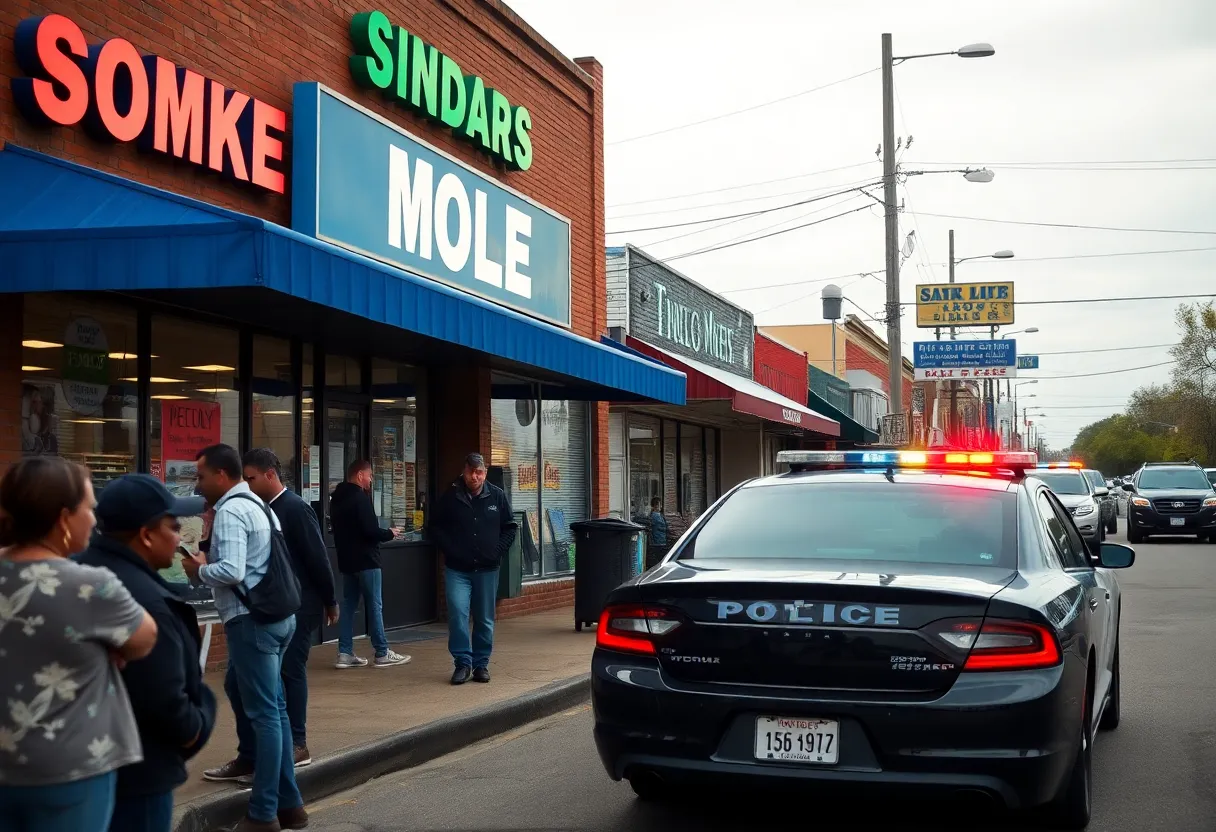 Police investigation at Airways Smoke Shop in Memphis