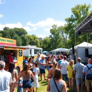 Brunchella Memphis festival featuring food trucks and live music.