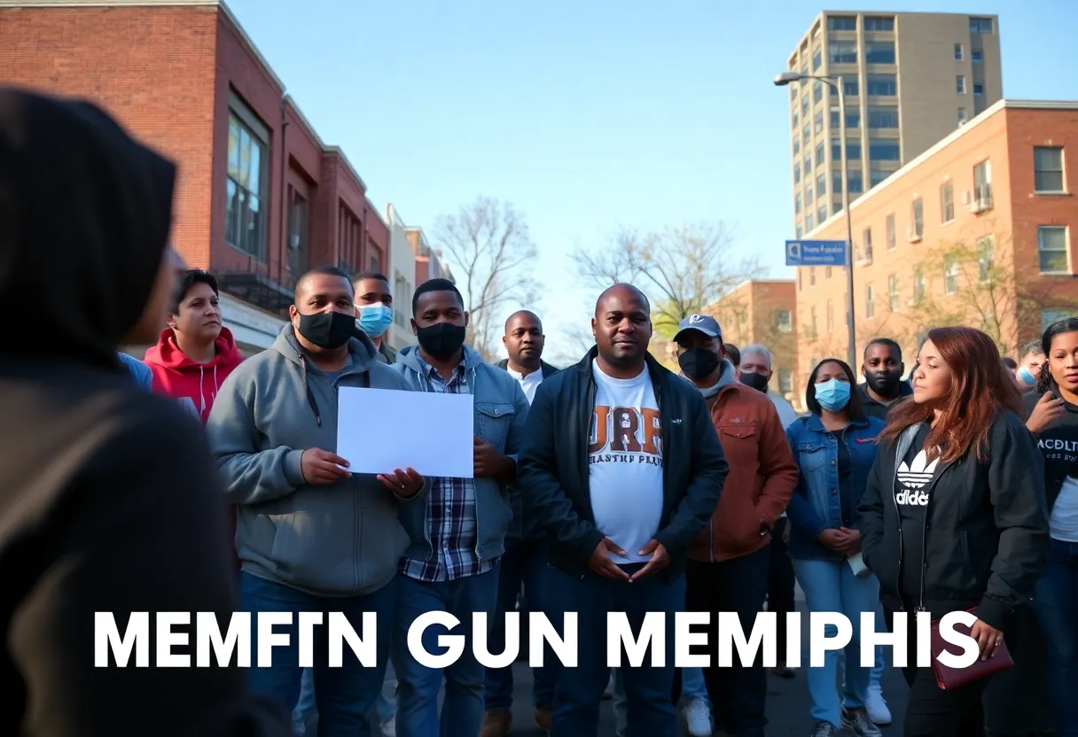 Residents of Memphis gather for a community meeting on violence