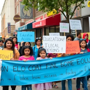Community Protest Against Education Bill
