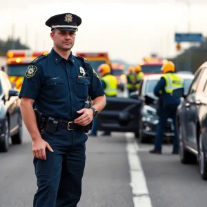 Dyer County deputy helping on the highway