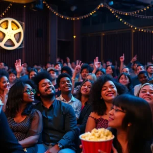 Audience enjoying a film at the Indie Memphis Film Festival