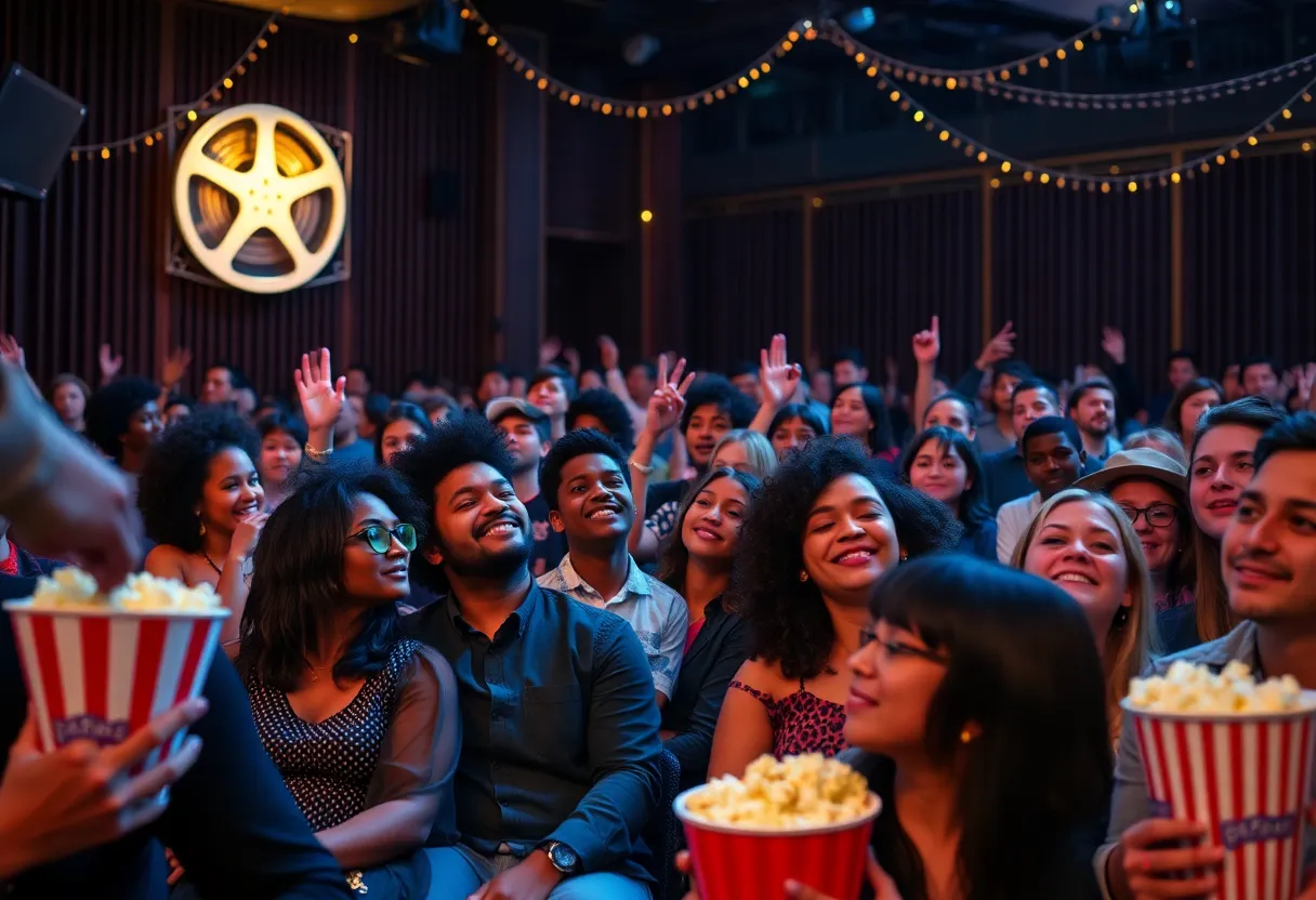 Audience enjoying a film at the Indie Memphis Film Festival