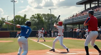 University of Memphis Baseball Team Battles Ole Miss