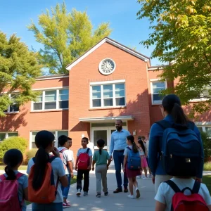 Students and teachers at Memphis schools in a supportive setting