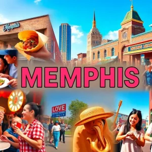 Collage of fun weekend events in Memphis featuring festivals and community activities.