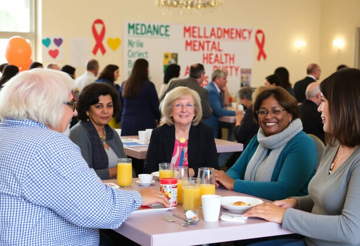 Community members at the Methodist Mental Health Breakfast in Memphis