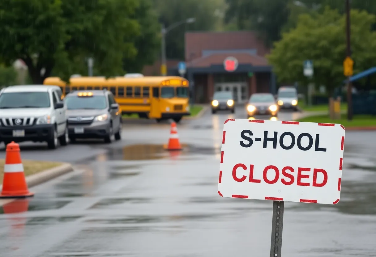 Mid-South schools affected by severe weather