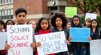 Sheffield High School Faces Student Protests Over Policies