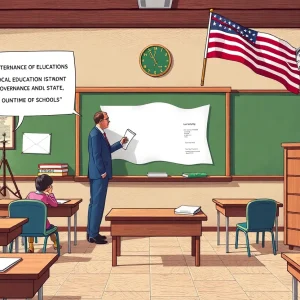 Conceptual image representing the state takeover of Memphis schools