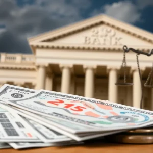 Illustration representing a stolen check scam and financial fraud