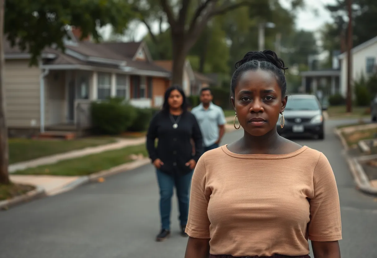 A quiet neighborhood in East Memphis with concerned residents