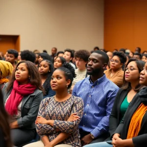Students and faculty gathered at the University of Memphis for a Black History Month event