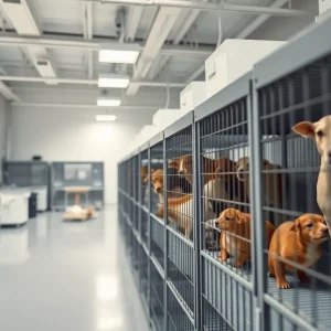 Illustration of animal research facilities related to the University of Memphis settlement