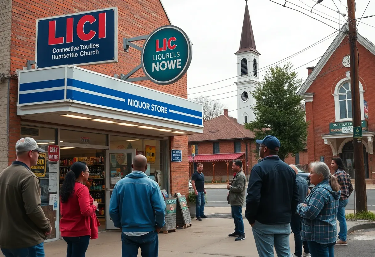 New liquor store near Woodland Presbyterian Church and School in Memphis