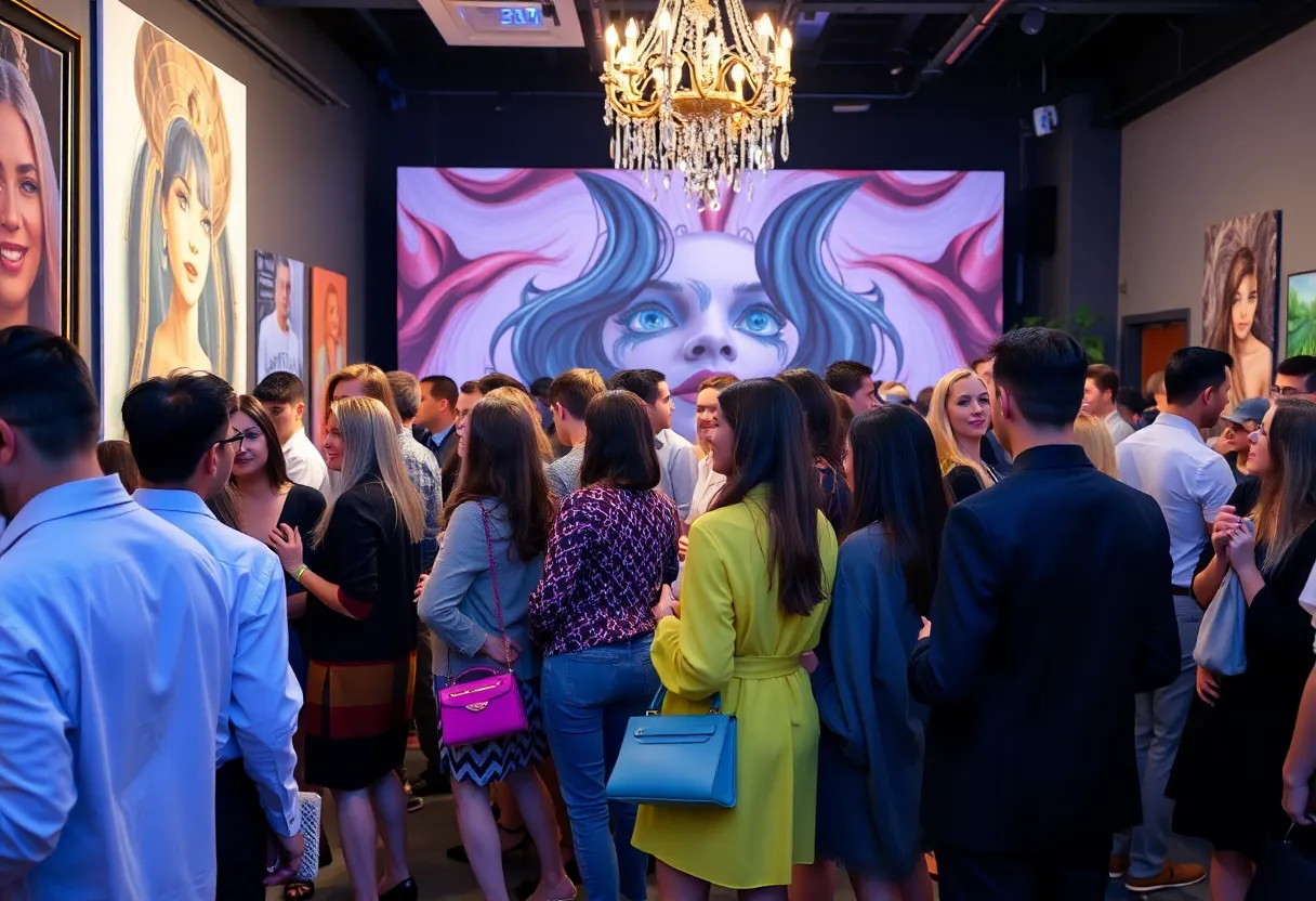 Guests at the Memphis Art & Fashion Week Met Gala watch party