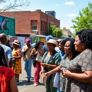 Cultural engagement in Memphis highlighting art and community heritage.