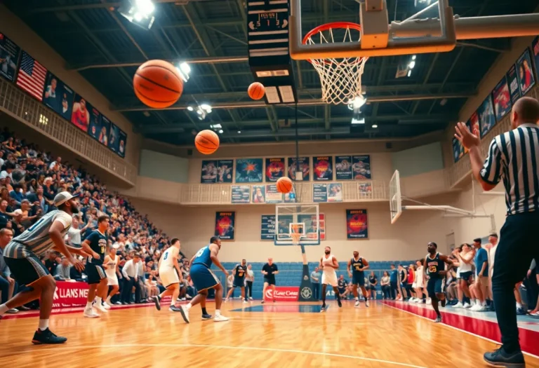 Memphis Grizzlies players during an intense game