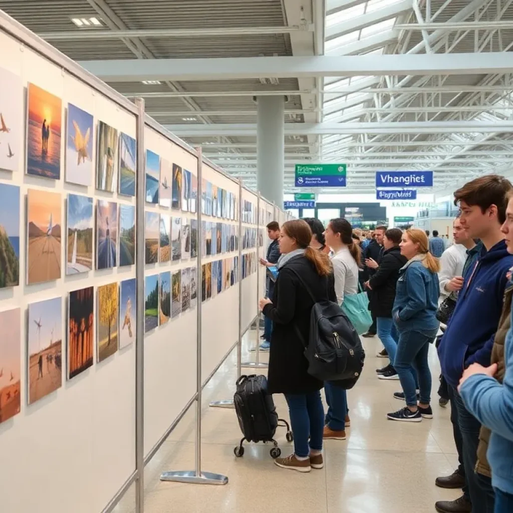 Artwork and photography by high school students displayed at Memphis International Airport