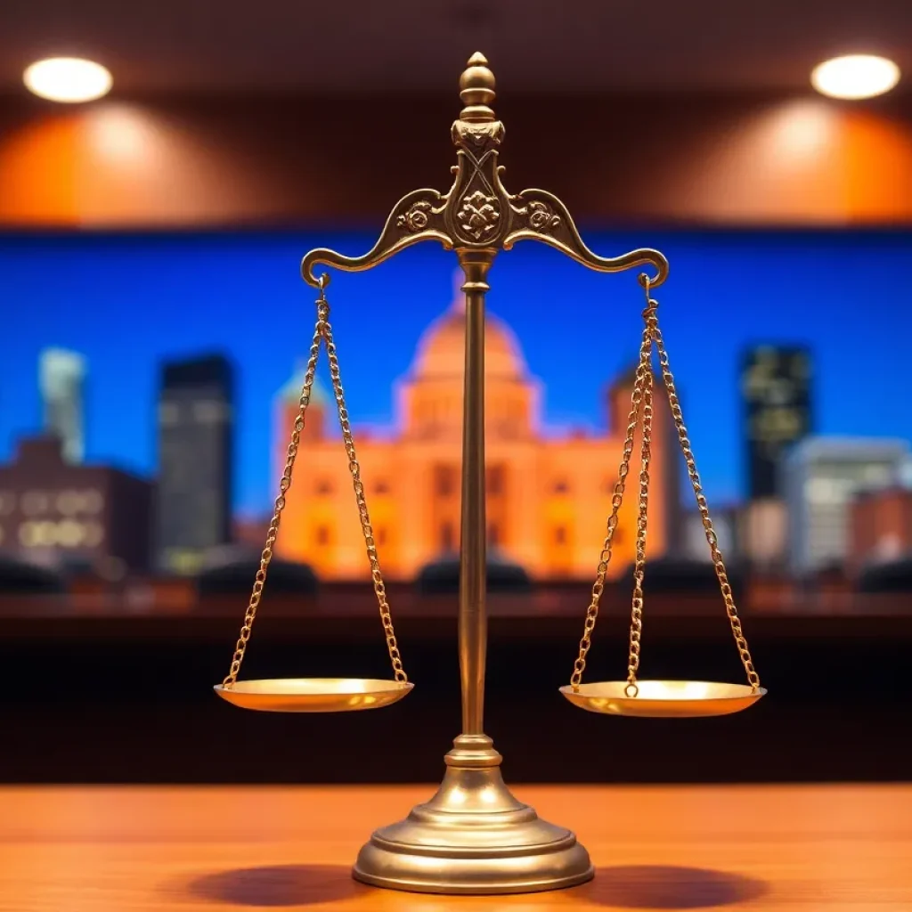 Symbol of justice in the Memphis legal system