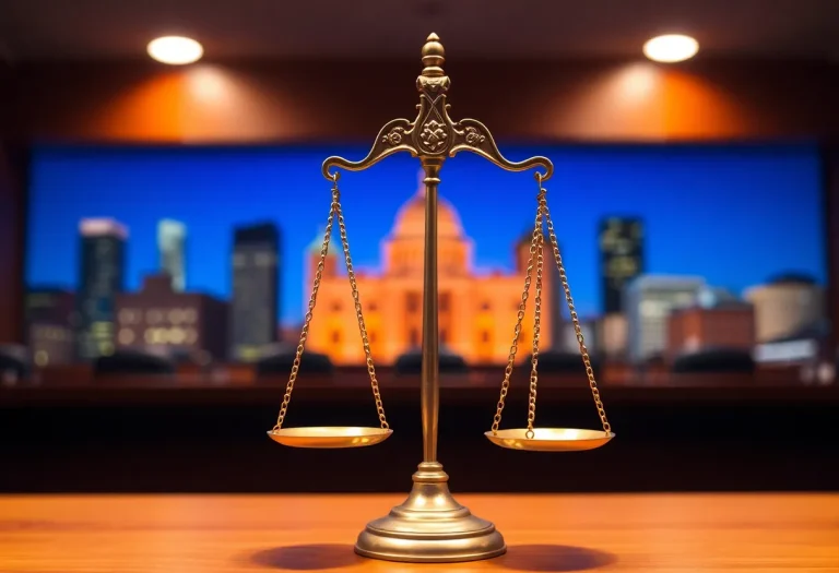 Symbol of justice in the Memphis legal system