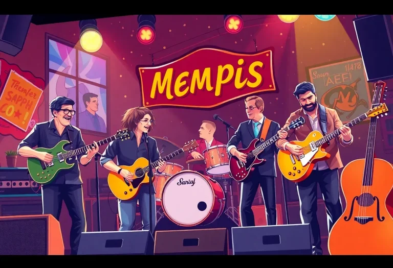 Musicians performing together in Memphis, celebrating the legacy of William Luke White.