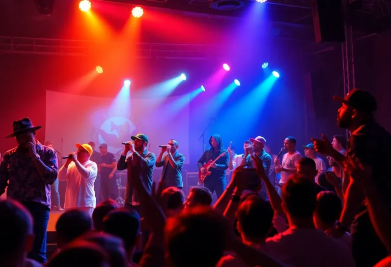 A dynamic performance showcasing the fusion of Memphis rap with other musical genres.