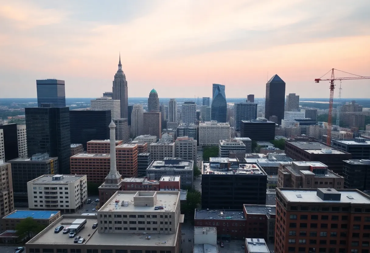 Urban development in Memphis with emphasis on jail relocation