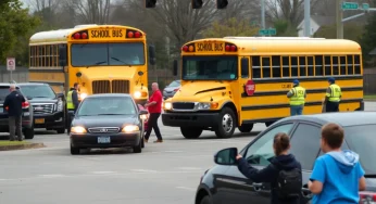 School Bus Involved in Collision in Memphis