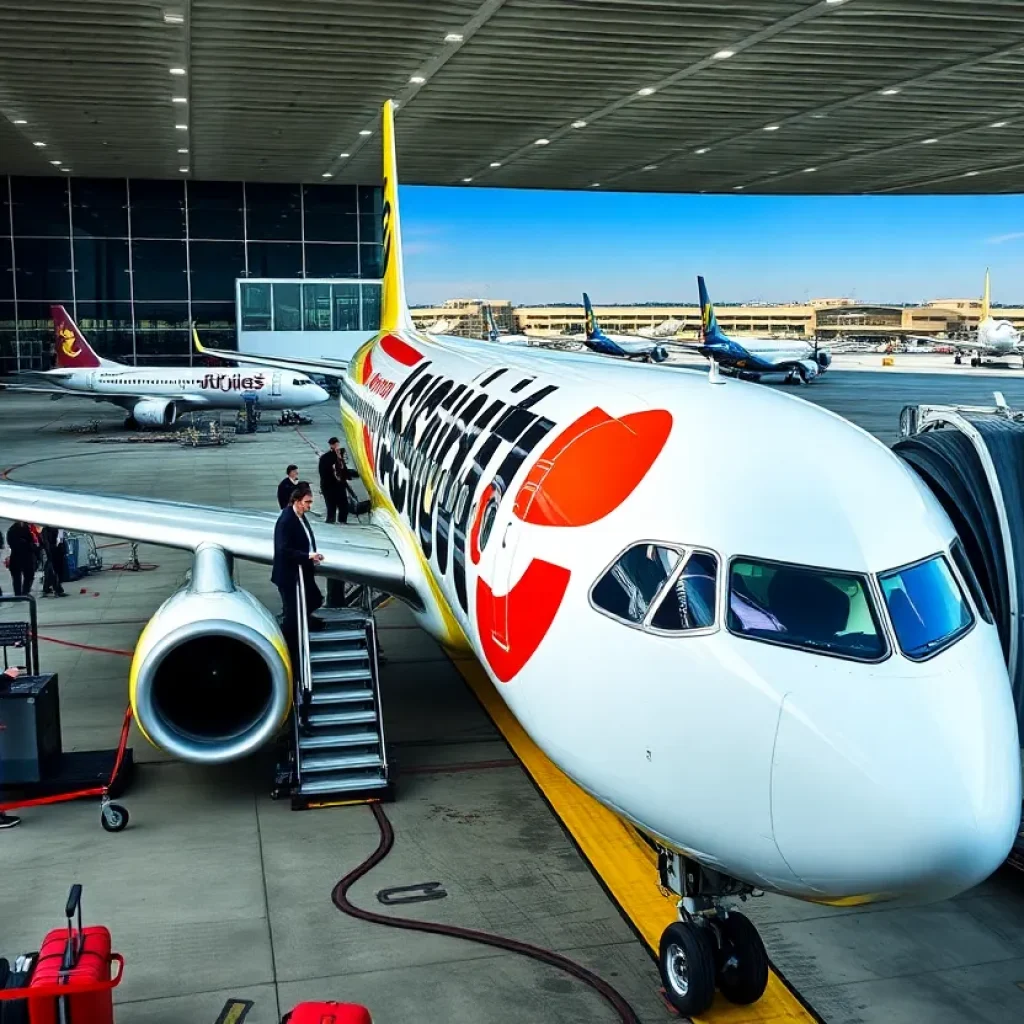 Spirit Airlines Airbus A321 at Memphis International Airport