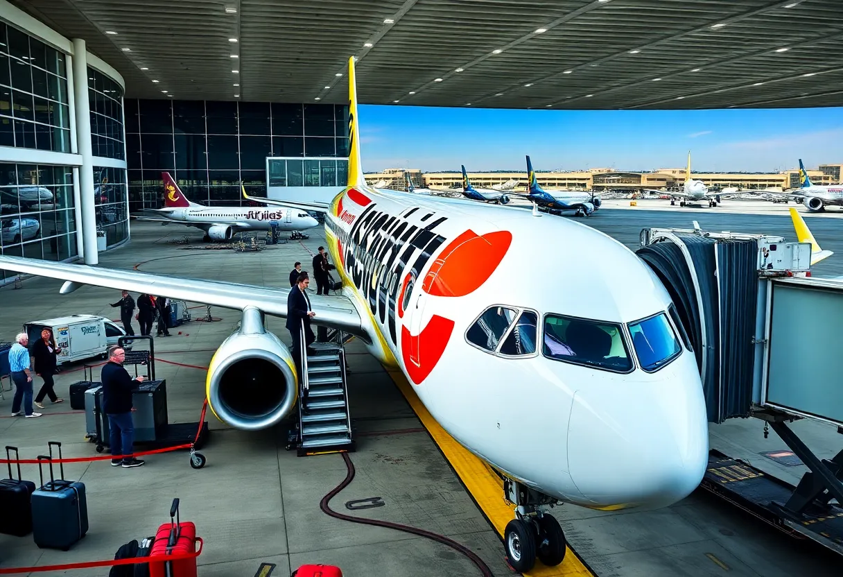 Spirit Airlines Airbus A321 at Memphis International Airport