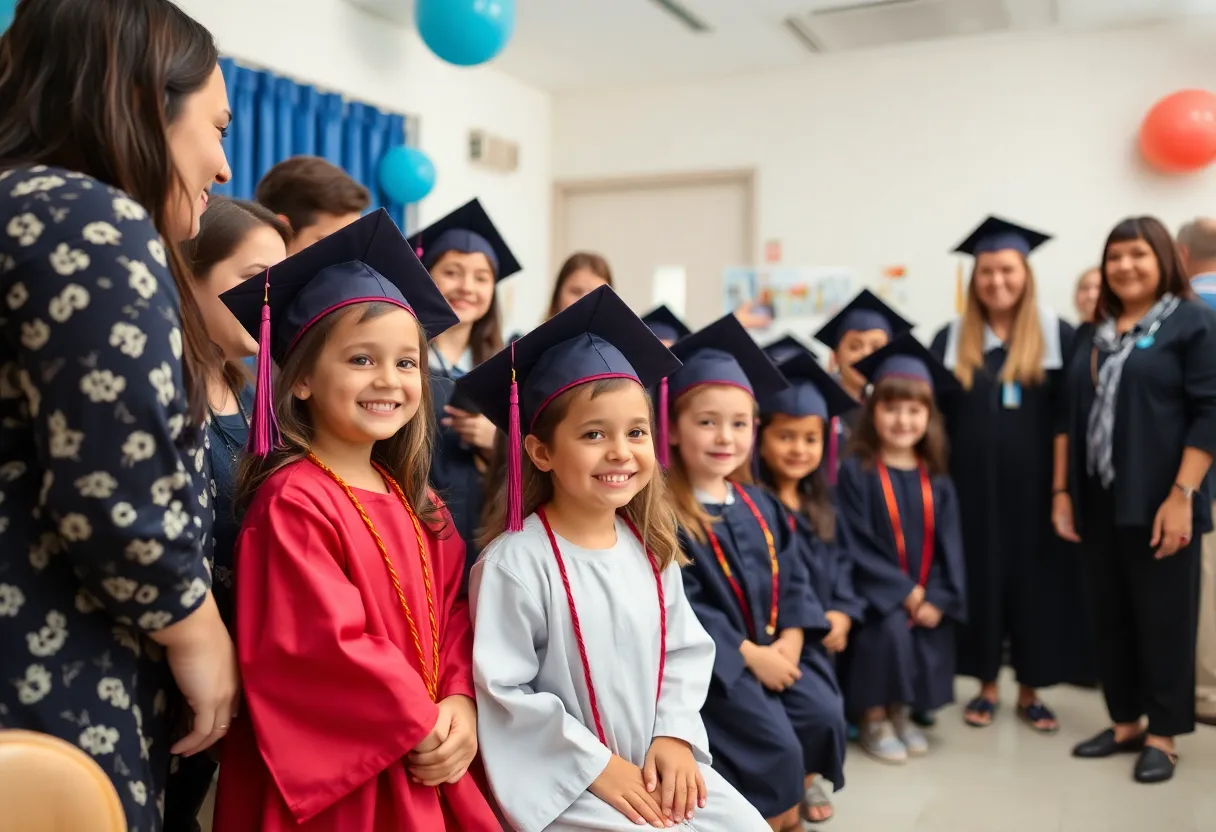 Graduation ceremony for children at St. Jude Children’s Research Hospital
