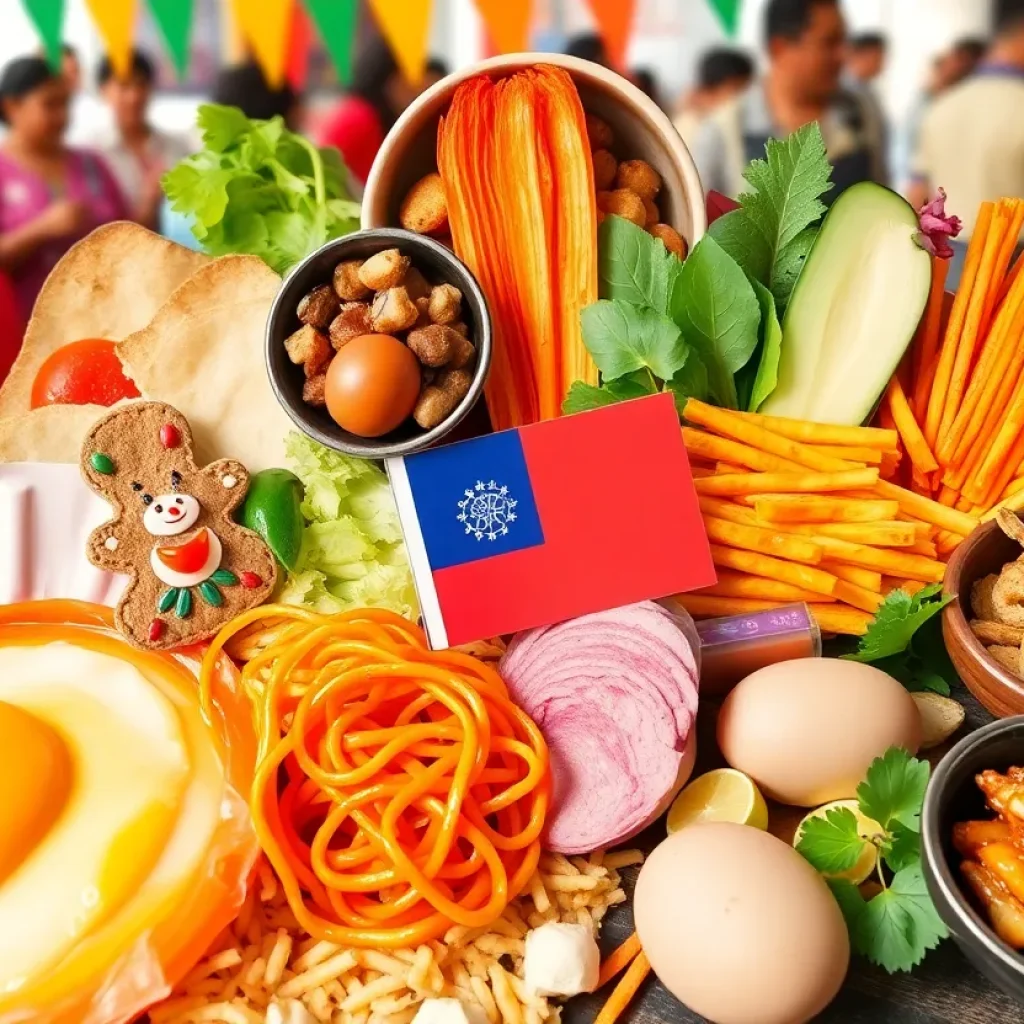 Celebration of AAPI Heritage Month with diverse Asian dishes