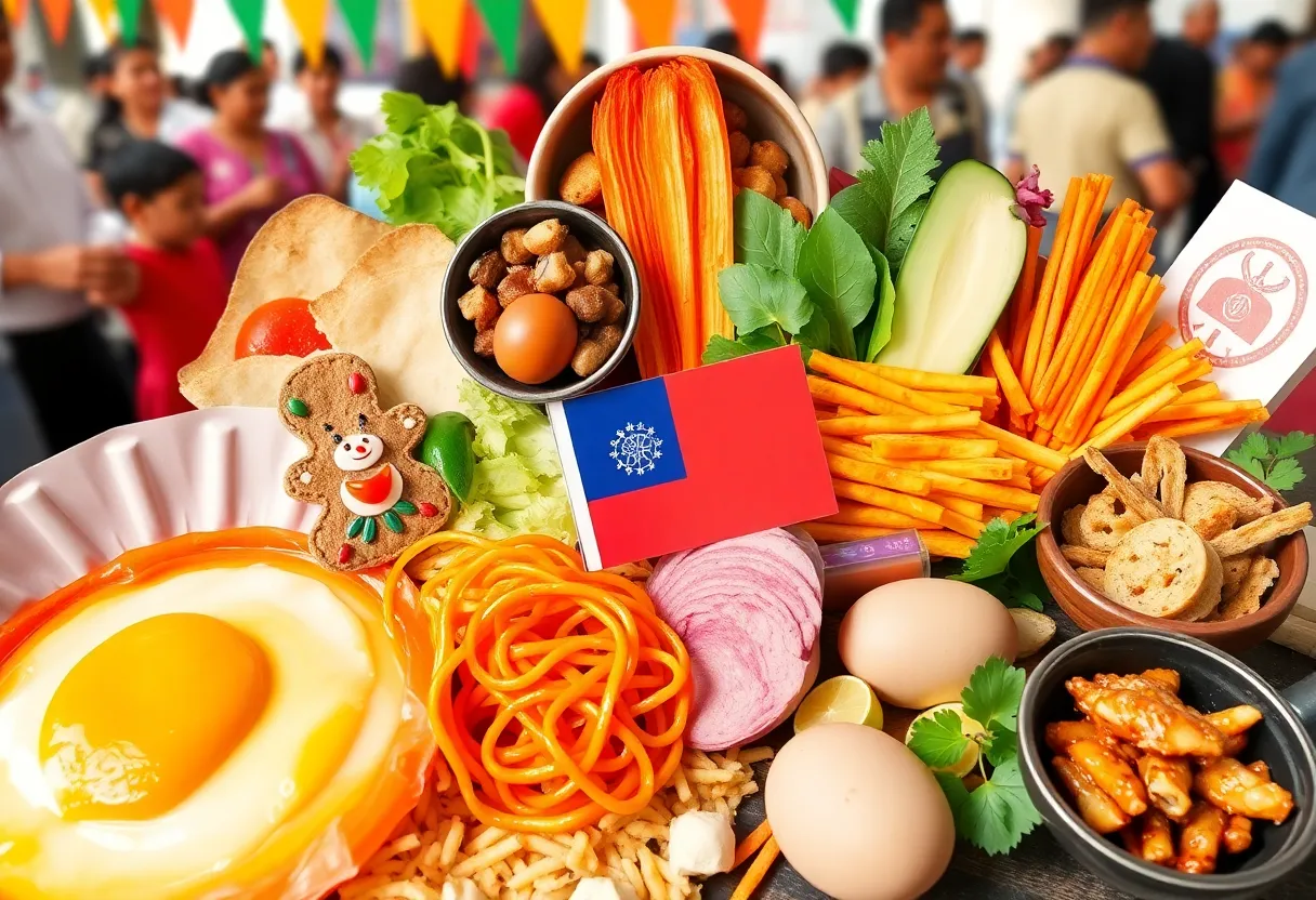 Celebration of AAPI Heritage Month with diverse Asian dishes