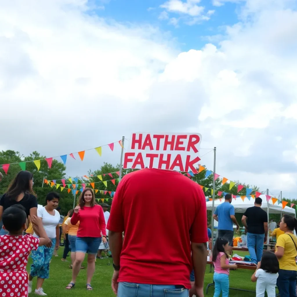 Families enjoying outdoor community events during Father's Day weekend in Memphis