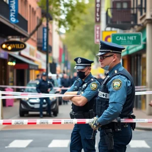 Police activity in Memphis Edge District
